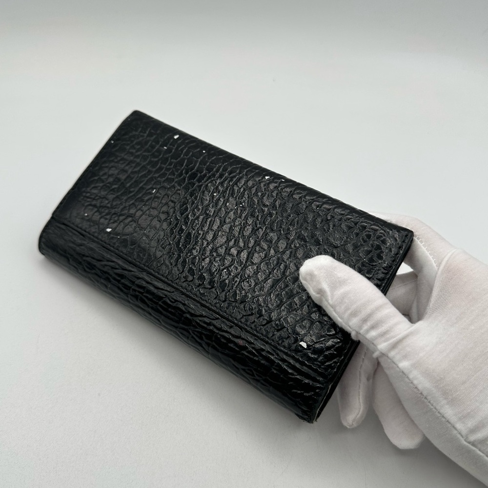 Burberry Patent Embossed Leather Wallet - Picture 3 of 15